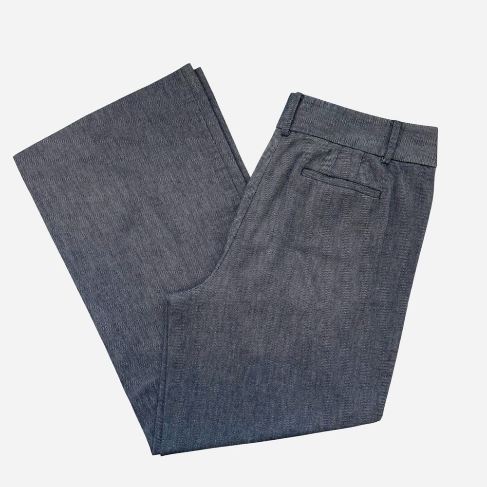 Talbots Gray Straight-Leg Dress Trousers